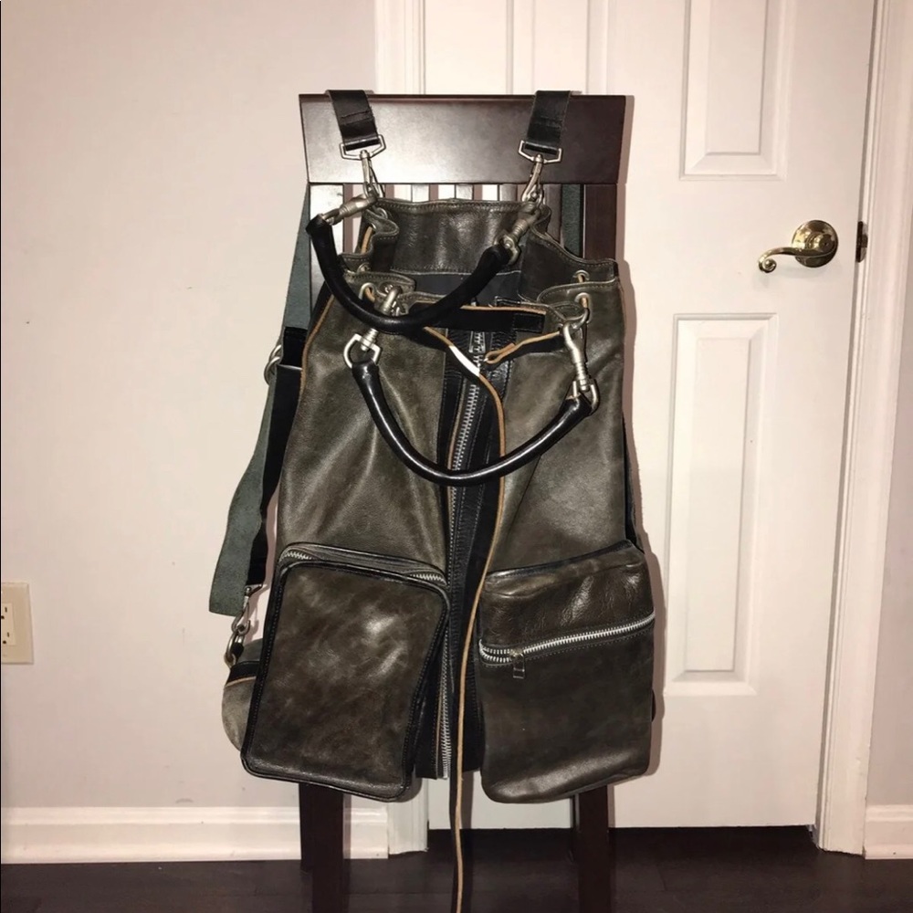 Composition Leather Backpack - image 2